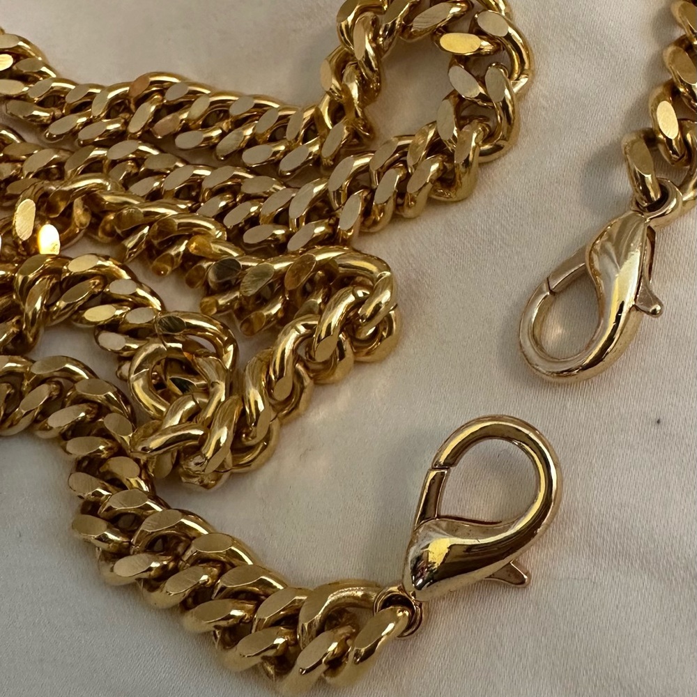 Gold Chain Crossbody Shoulder Strap